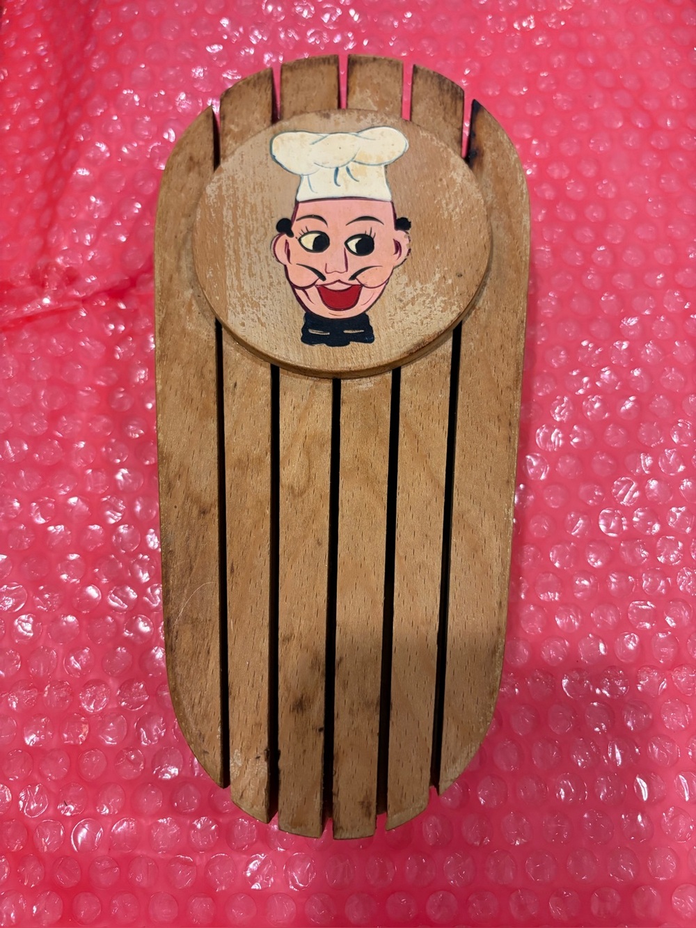 1950s VOLCO Japan, wood knife block